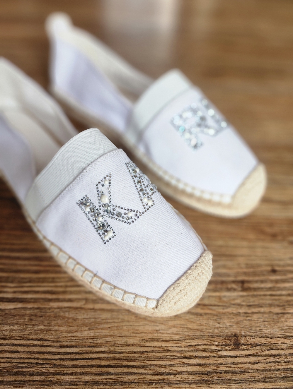 Size 10 - 🆕️ KARL LAGERFELD PARIS Manika Espadrille Loafer - Picture 6 of 12